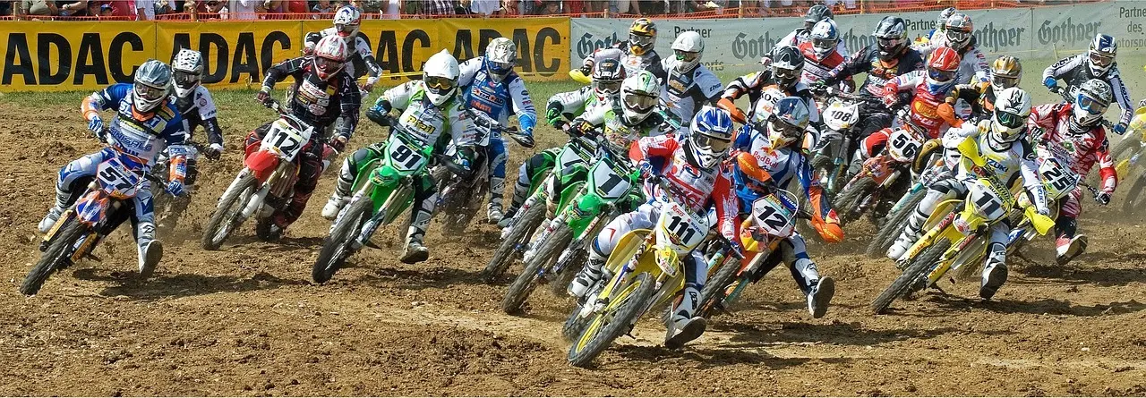 Motocross-felt